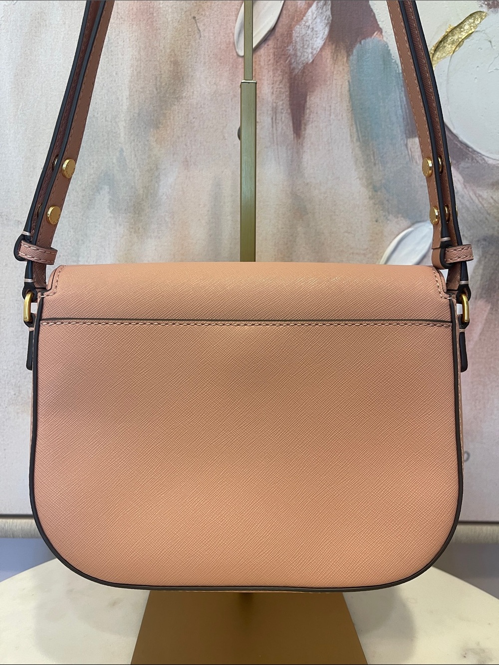 Women’s Pink Emerson Flap Crossbody Bag - Picture 6 of 9